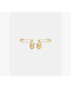 Kate Spade Bits And Baubles Safety Pin Critter Studs - White