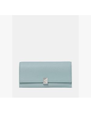 Kate Spade Deco Large Flap Wallet - Blue