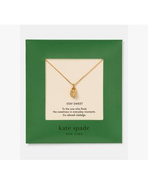 Kate Spade Gifting Stay Sweet Pendant - Green