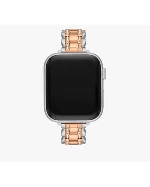 Kate Spade Two-Tone Stainless Steel 38-45Mm Band For Apple Watch - Black
