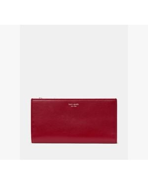 Kate Spade Classic Large Bifold Wallet - Red