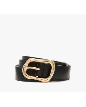 Kate Spade Molten Buckle Belt - Black