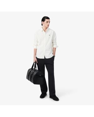 Lacoste Relaxed Fit Sweatpants - White
