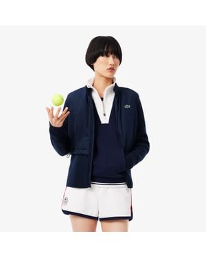 Lacoste Uv Protect Quilted Tennis Jacket - Blue