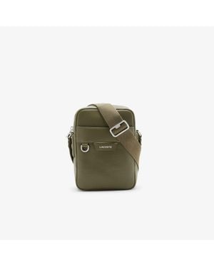 Lacoste Ossian Leather Satchel - Green