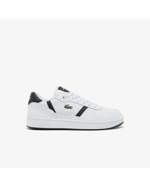 Lacoste T-Clip Set Leather Sneakers - White