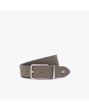 Lacoste Chantaco Reversible Leather Belt - Brown