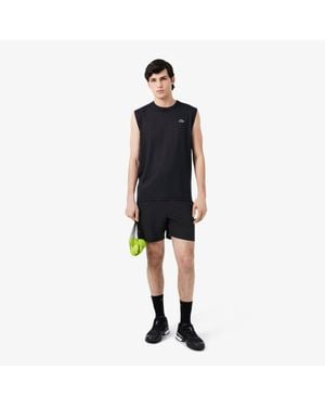 Lacoste Ultra Dry Reflective Tennis Shorts - Black