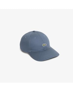 Lacoste Cotton Twill Cap - Blue