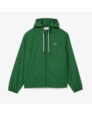 Lacoste Sportsuit Jacket With Removeable Hood - Green