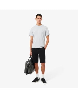Lacoste Stretch Twill Chino Shorts - White