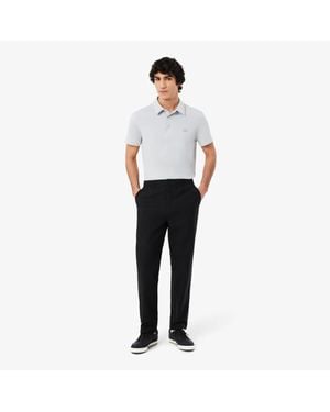 Lacoste Regular Fit Stretch Chino Pants - Black