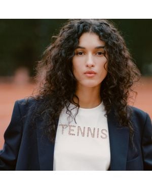 Lacoste Tennis Embroidery T-Shirt - White