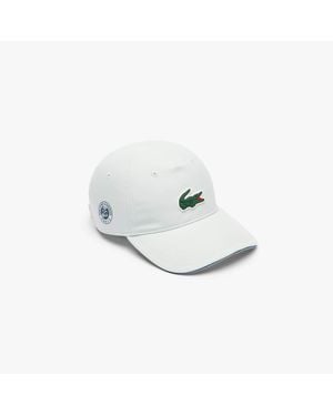 Lacoste Roland-Garros Edition Microfiber Cap - White