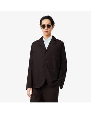 Lacoste Cotton Blazer - Black