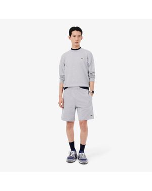 Lacoste Regular Fit Fleece Shorts - Gray