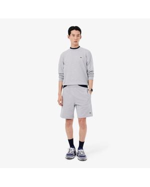 Lacoste Regular Fit Fleece Shorts - Gray