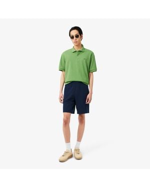 Lacoste Piqué Relaxed Fit Shorts - Green