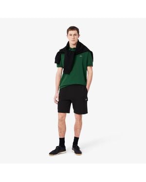 Lacoste Cotton Fleece Cargo Shorts - Green