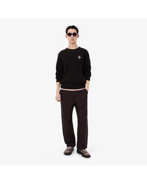 Lacoste Regular Fit Linen Chino Pants - Black