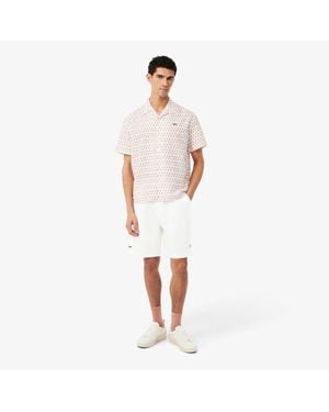 Lacoste Roland-Garros Edition Linen Shorts - White