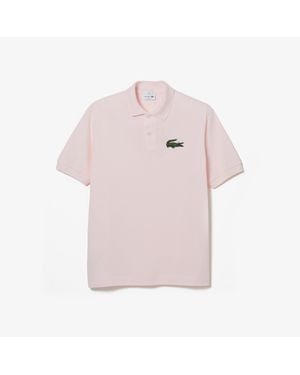 Lacoste Loose Fit L.12.12 Piqué Polo - Pink