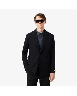 Lacoste Water-Repellent Stretch Technical Blazer - Blue