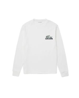 Lacoste Cotton Lounge T-Shirt - White
