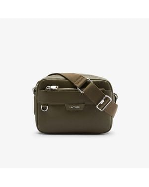 Lacoste Ossian Leather Reporter Bag - Green