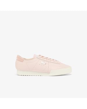 Lacoste Aura Leather Sneakers - Pink