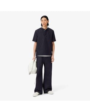 Lacoste Runway Straight Leg Denim Jeans - Blue