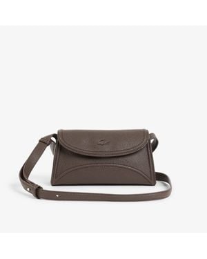 Lacoste Everyday Club Flap Close Shoulder Bag - Gray