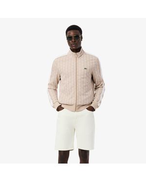 Lacoste Paris Zip-Up Track Jacket - Natural
