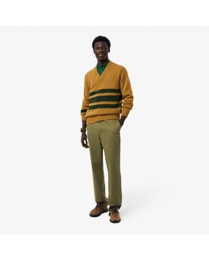 Lacoste Regular Fit Cotton Chino Pants - Green