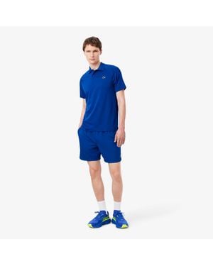Lacoste Regular Fit Ultra Dry Sport Shorts - Blue