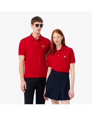 Lacoste Belgium Edition Classic Fit L.12.12 Original Polo Shirt - Red