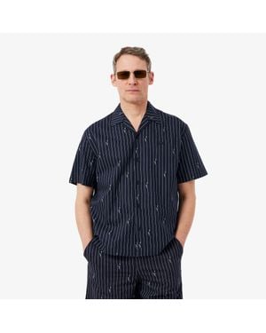 Lacoste Short Sleeve Shirts - Blue