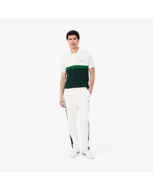 Lacoste Color-Block Sweatpants - White