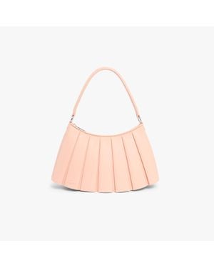 Lacoste Medium Runway Lenglen Leather Bag - Pink