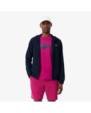 Lacoste Water-Repellent Sport Track Jacket - Pink