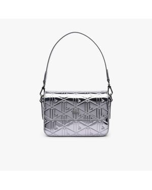 Lacoste Metallic Shoulder Bag - White