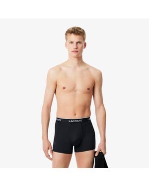 Lacoste 3-Pack Microfiber Trunks - Blue