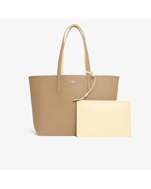 Lacoste Anna Reversible Tote & Pouch - Natural