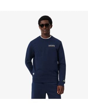 Lacoste Roland-Garros Edition Fleece Sweatshirt - Blue