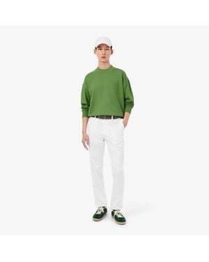 Lacoste Slim Fit Stretch Twill Chino Pants - Green
