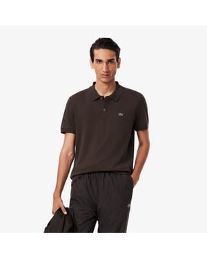 Lacoste Regular Fit Pima Cotton Polo - Black