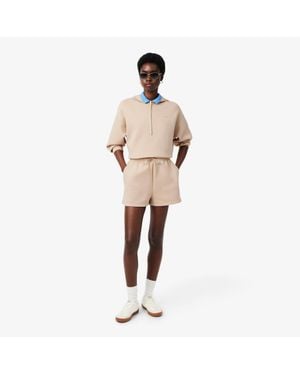 Lacoste Double Face Jersey Shorts - Natural
