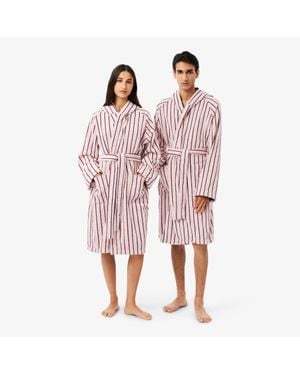 Lacoste Center Mark Bathrobe - Pink