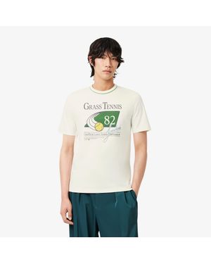 Lacoste Runway Tennis Print T-Shirt - Green