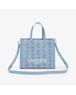 Lacoste Small Heritage Tote - Blue